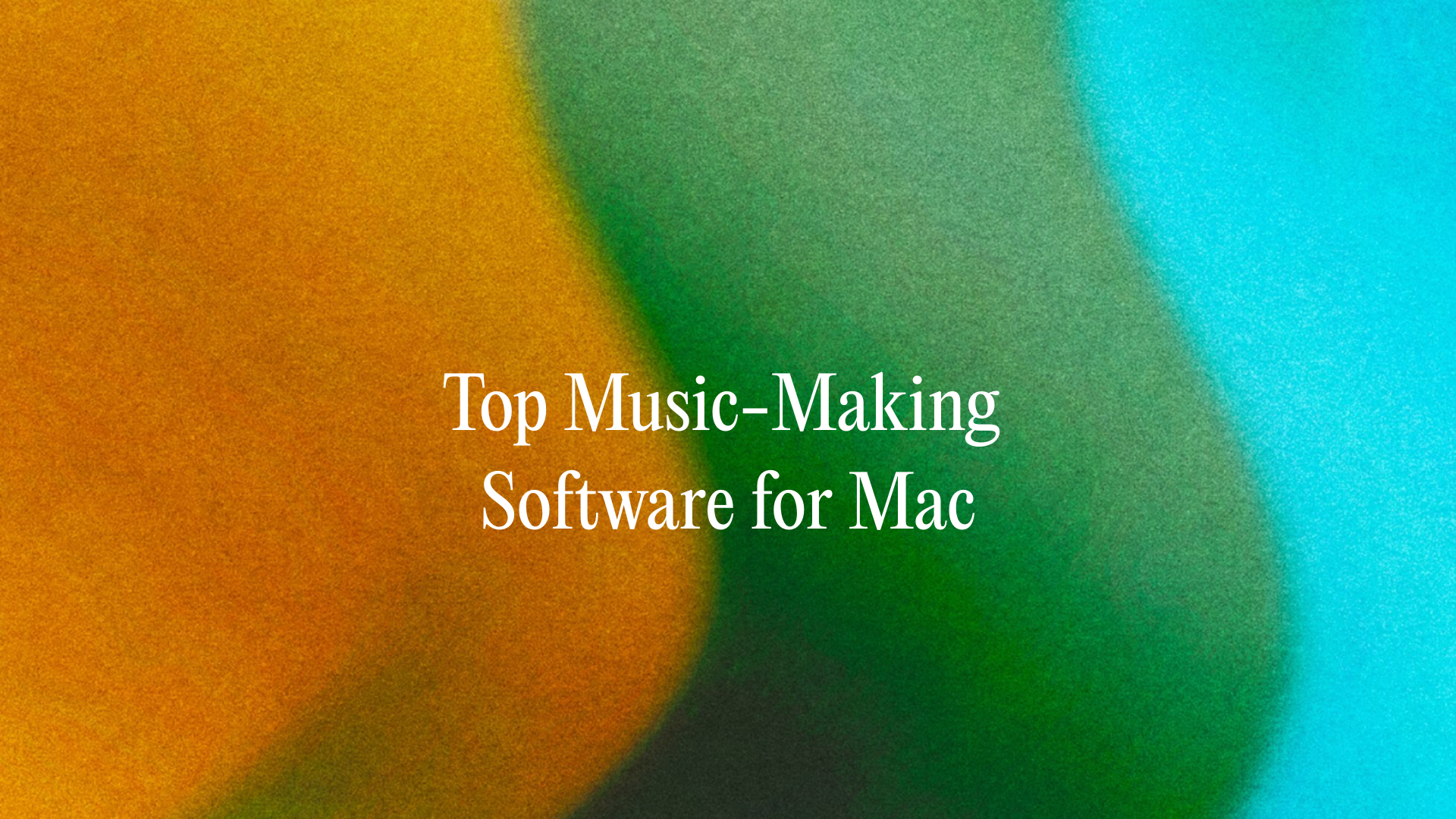 music-making-software-mac