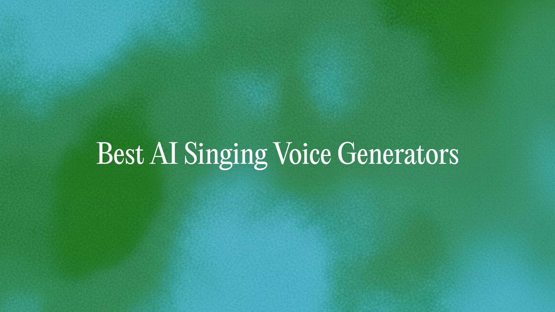best-7-ai-singing-voice-gen